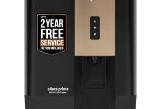 Livpure Allura Prime Water Purifier RO+UV+UF+Copper+Alkaline | Zero Cost for 2 Yrs – Filters Included | 10 Stage Advanced Purification | In Tank UV Sterilisation | 7 Ltr