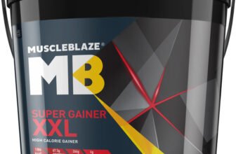 MUSCLEBLAZE Super Gainer XXL, For Muscle Gain Weight Gainers/Mass Gainers(4 kg, Chocolate)