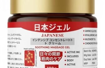 Japanese BAM Joint Pain Relief Gel, Active Formula with Glucosamine, Menthol, Camphor, Herbal Extracts, Fast Absorption, 100g (pack of 1)