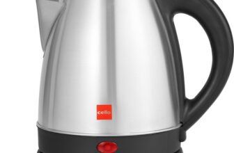cello Quick Boil – Lifestyle Electric Kettle(1.5 L, Silver & Black)