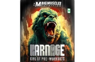 Bigmuscles Nutrition Karnage Pre workout (60 Servings, Sex On the Beach) | Pre-workout Supplement Supports to Improve Focus, Strength, Energy and Pump, Banned Substance Tested, Dope Free, 300g