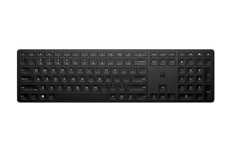 HP 450 Programmable Wireless, Full Size; 3-Zone Layout Keyboard, 2.4 GHz Wireless Connection, Compatible with PCs with Available USB-A Port
