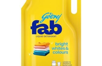 Godrej Fab Liquid Detergent Refill Pouch for Machine & Bucket Wash (800g)