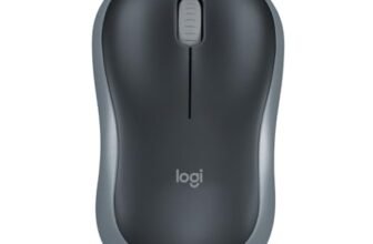 Logitech M186 Wireless Mouse, 2.4GHz with USB Mini Receiver, 3 Years Battery Life, 1000 DPI Optical Tracking, Ambidextrous, Compatible with PC, Mac, Laptop