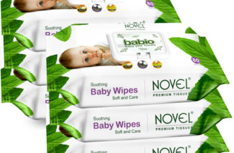 babio NOVEL Baby Wipes 80 Sheets pack of 6 | with Lid(480 Wipes)