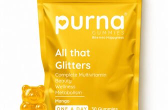 Purna Gummies Men & Women’s Immunity Multivitamin Mango Gummies – Vitamins A, C, D, E, B12(30)