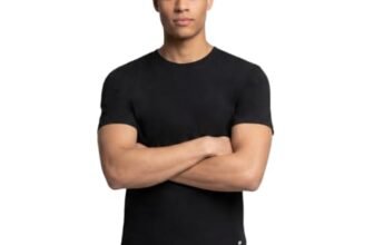 Levi’s Cotton Men’s Plain Regular Fit T-Shirt (PR679313_Black Medium)
