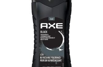 Axe Black 3 In 1 Body, Face & Hair Wash for Men, Long-Lasting Refreshing Frozen Pear & Cedarwood Fragrance for Up To 12hrs, Natural Origin Ingredients, Removes Odor & Bacteria, No Parabens, Dermatologically Tested, 250ml