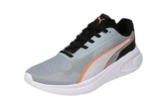 Puma, Men, Puma Evoflex OptiFit, Cool Mid Gray-Black-Clementine, Running Shoe, 10UK, (31249703)