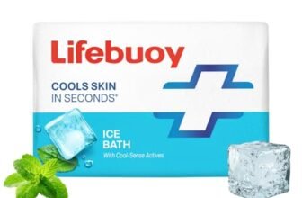 LIFEBUOY Ice Bath Soap Combo Pack of 5, 125g each, for Instant Cooling in Summers, with Menthol and Cool Sense Actives, Refreshing Fragrance, Designed for Indian Summer, for Men and Women