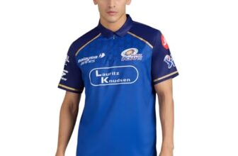 Sketchers X Mumbai Indians Men Official IPL Jersey | Original Cricket Fan Jersey