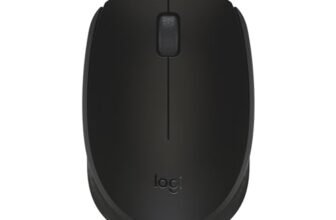 Logitech B170 USB Mouse,12-Months Battery Life, Ambidextrous, PC/Mac/Laptop – Black