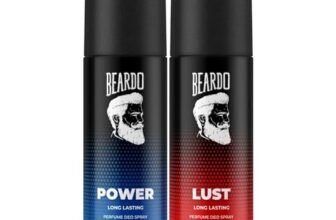 Beardo Power & Lust Perfume Body Spray (Set of 2) Get compliments with Long lasting Fougere, Aromatic Deodorant Brand | Christmas gift for men | Gift For Friends | Gift for Men