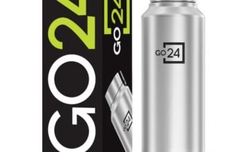 Go24 pexpo Stainless Steel Water Bottle Chromo Silver 750ml