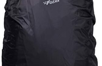 F Gear Repel Black Raincover for Backpacks 20L–40L | Ideal for School Bags, College Bags & Laptop Bags | Water & Dust-Resistant Protective Cover | Lightweight, Compact & Durable All-Weather Shield
