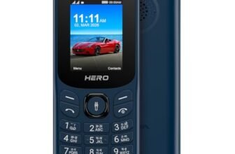 Lava Hero Shakti 2026 Dual Sim Keypad Mobile Phone (with Vibration Alert) | 1.8″ Display | Super Saving Battery Mode | Stylish Design | Number Talker | (Blue)| Type-C