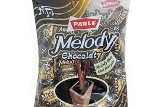 Parle Melody Chocolaty Toffee, Caramel, 200 grams Pouch