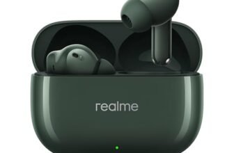 realme Buds T310 Truly Wireless in-Ear Earbuds with 46dB Hybrid ANC, 360° Spatial Audio, 12.4mm Dynamic Bass Driver, Upto 40Hrs Battery and Fast Charging (Dome Green)