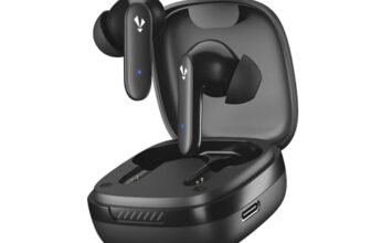 MadRabbit Drift in-Ear Earbuds, 45H Playtime, ENC Mics, 10MM Driver, 50MS Low Latency Gaming, IPX4, Touch Controls, BT V 5.3, Fast Charging, Made in India (Black)
