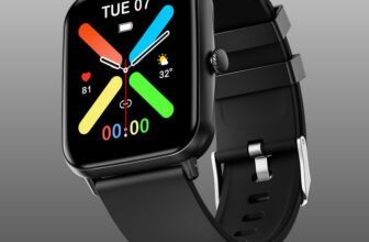 Fire-Boltt Ninja Calling Pro 42.9mm (1.69) Bluetooth Calling Smartwatch AI Voice Assistant Smartwatch(Black Strap, Free Size)