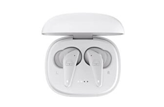 EKKO Earbeats T09 Bluetooth Truly Wireless in Ear Earbuds with mic, ENC Call Noise Cancellation,40H Playtime,10MM Driver, Twin Connect, Maxx Bass, Water Resistance, Siri & Google Assistant (White)