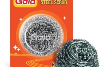 Gala Stainless Steel Scrubber – 1 Piece for Kitchen Utensils Cleaning