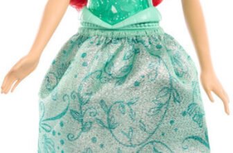 DISNEY PRINCESS Ariel Posable Fashion Doll with Sparkling Clothing(Multicolor)