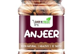 SHOP N FRESH Premium Afghani Anjeer (Dry Figs) 415g | Fresh & Naturally Sweet Dried Figs | Rich in Fiber, Calcium & Iron | Healthy Dry Fruits Snack for Daily Nutrition (415gm)
