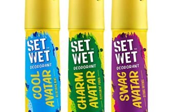 SET WET Deodorant Spray Perfume Cool, Charm & Swag Avatar for men, 150ml (Pack of 3)