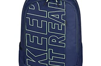Gear Keep It Real 40L Large Water Resistant School Bag/Casual 5 Compartment Backpack/Daypack/Travel Standard Backpack/Kids Bag/College Bag For Boys/Girls/Men/Women (Navy-Green)