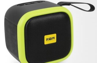 KDM 350 Rumble Portable Bluetooth Speaker, 8W Output,Green Trim, 8 Hours Playtime, FM Radio, TWS Support, Type-C Charging