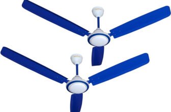 ACTIVA SUPER FAN | High Speed | 5 Star Rated | Semi-Decorative with 2 Year Warranty 1200 mm Ceiling Fan(PEPSI BLUE | Pack of 2)