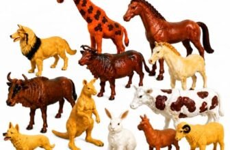 Brand Conquer Farm Animal Toys for Kids, 12 Pcs Realistic Farm Animal Figures Set, Non-Toxic Plastic Learning Toys for Boys & Girls, Educational Montessori Animal Playset, Birthday Gift for 3+ Years