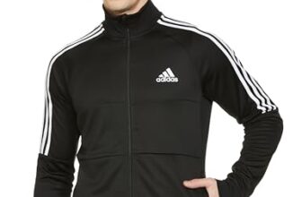 adidas Men Polyester M Sereno Tj, Training Track Tops, Black/White, X-Large (Jacket)