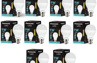 Panasonic Dura Saver 9W Bulb, B22 LED Bulb Base For Home & Office, 1 Year Warranty, Energy Efficiet, 6500K Cool Daylight (Pack of 10)