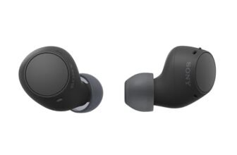 Sony WF-C510 Wireless Bluetooth Earbuds with Mic, TWS, in Ear, Ambient Sound Mode, Small and Comfortable, IPX4, Quick Charge, Multipoint Connectivity, Customized EQ, Up to 22 Hours Battery- Black
