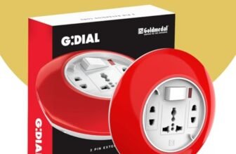 Goldmedal G-Dial 2 Pin Plug 5-Meter Extension Cord | Universal Socket