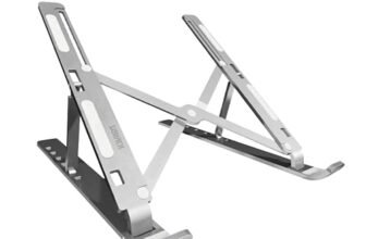 Kivart Elevate Adjustable Aluminum Laptop Stand | 7 Height & Angle Levels | Ultra-Light 240g | Anti-Slip Grips | Ventilated Design | Supports 10”-15.6” Laptops up to 5kg | 6 Months Warranty