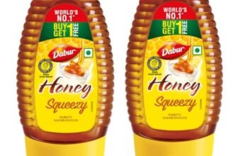 Dabur Honey – 800g (400g x 2) | Pure | World’s No.1 Honey Brand with No Sugar Adulteration | For Fitness & Health | Natural Immunity Booster | Rich in Antioxidants & Minerals