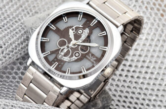 LOUIS DEVIN LD-G081-BRW-CH Stainless Steel Chain Analog Watch  – For Men