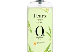 Pears 98% Pure Glycerin Detoxed Glow Body Wash with Aloe Vera and 0% Parabens & Soap for a Detoxed Glow, 750ml