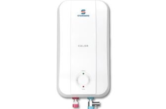 Havells Standard Calor 5 Litre Instant Water Geyser 3000 Watts | Stainless Steel Tank | Rust Proof Body | Automatic Cut Off, 2 Year Comprehensive Warranty (White) By Havells