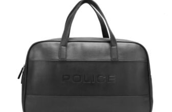 Police Black Soft Duffle Bag for Men and Women(Unisex) 1 Main Compartment||1 Front Zip Pocket