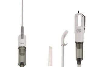 Lifelong 2-in-1 Handheld & Stick Vacuum Cleaner | 14KPA Suction | HEPA Filter | 3 Cleaning Heads for Dust Mite, Bed, Sofa, Floor | Click Lock Detachable Dust Cup | For Home Use Dry Vacuuming (LLVC922)