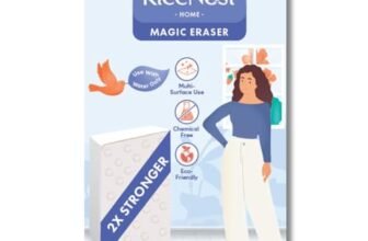 Kleenest Magic Eraser Cleaning Sponge – Pack of 4, Chemical-Free