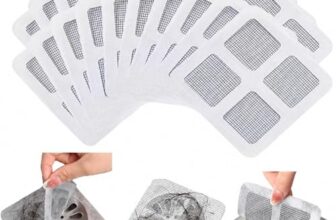 BAYTORA Pack of 20 Disposable Shower Drain Cover Hair Catcher Shower Drain Mesh Stickers, Bathroom, Bathtub Drain Kitchen Floor Sink Strainer Filter