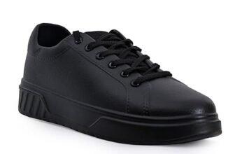 Impakto Kids Casual Sneaker Shoes, Lightweight, Durable, Comfortable Casual Shoes for Boys and Girls Black