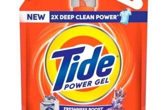 Tide Power Gel Liquid Detergent for Top Load & Front Load – 3.2kg | 2x Deep Clean Power | Removes Stains & Dirt | Freshness Boost | Fresh Fragrance