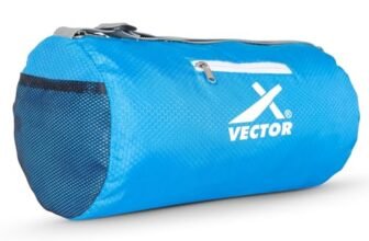 Vector X Attacker Polyester Gym Bag|Shoulder Bag|Sports Bag|Sports & Travel Bag|Duffle Bags for Men & Women|Exercise and Fitness|Blue| Capacity – 20 Liter