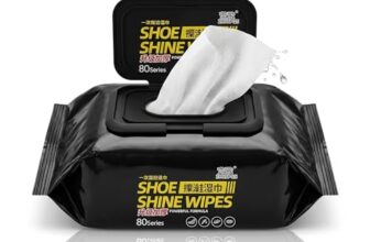 BAYTORA Shoe Cleaning Wipes (80 PCS) – Instant Sneaker Cleaner Wipes for Shoes, White Shoes, Sports Shoes & Leather Footwear, Portable Stain Remover, Quick Cleaning Wet Wipes for Travel & Daily Use